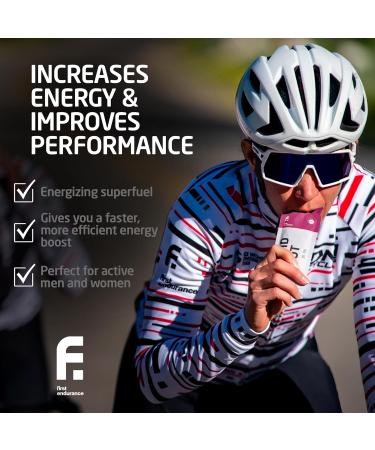 FIRST ENDURANCE Liquid Shot - Running Cycling Triathlon Fuel for Instant Energy and Cramp Relief | Electrolytes High Carb | Liquid Energy for Endurance Sports | Wild Berry - Buy Online on GoSupps.com