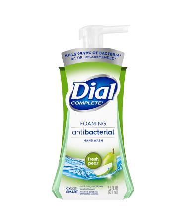 Dial Complete Antibacterial Foaming Hand Wash  Fresh Pear  7.5 Ounce Fresh Pear 1 Count (Pack of 1)