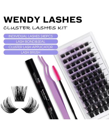 Eyelash Extension Set | DIY Cluster Lash Extensions | Best Cluster Lashes for Home Use | Bond & Seal for Long-Lasting Wear - Buy Online on GoSupps.com