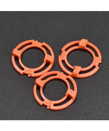 Haofy 3PCS Razor Retaining Ring Set - Orange Blade Retaining Rings for Norelco Series 7000 & 9000 RQ12 - International Shipping Available - Buy Online on GoSupps.com