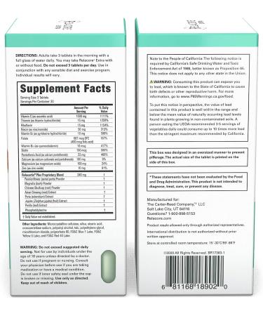 Relacore Extra Maximum Strength Stress Mitigating Compound 90 Count - Cortisol Manager for Women - Stress Relief Supplements - Buy Online on GoSupps.com