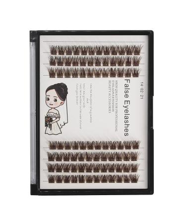 Shop Bodermincer 84 Clusters Brown Wide Cluster Eyelashes | Thick Individual Eyelash Extensions for DIY Home & Professional Makeup (12MM) - International Shipping Available - Buy Online on GoSupps.com