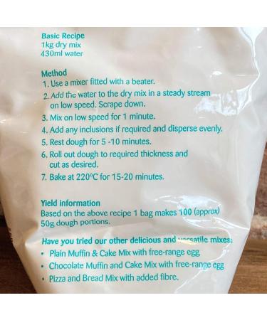 Craigmillar Scone Mix 3.5kg - Delicious and Easy to Make - Buy Online on GoSupps.com