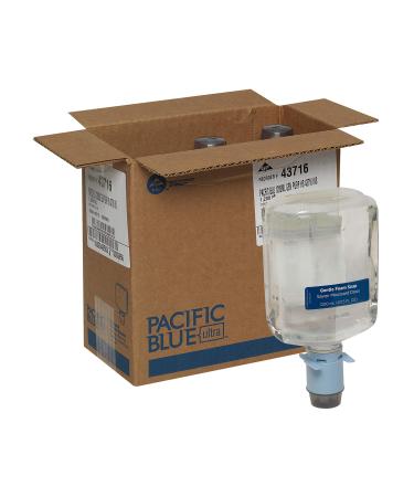 Pacific Blue Ultra Automated Touchless Gentle Foam Hand Soap Dispenser Refill by GP PRO (Georgia-Pacific) Dye and Fragrance Free 43716 1200 mL Per Refill 3 Refills Per Case 40.5 Fl Oz (Pack of 3)