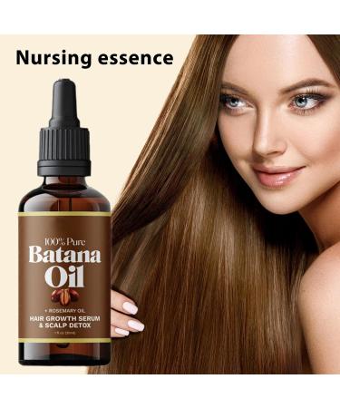 Batana Oil For Hair Growth Hair Regrowth Oil Nourishing Hair Thickening Essence Scalp Care Anti Hair Loss Batana Oil For Men & Women - Buy Online on GoSupps.com