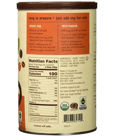 Lake Champlain Mocha Hot Chocolate Mix - 16 oz | Gourmet Chocolate Drink - Buy Online on GoSupps.com