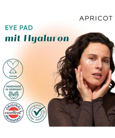 Apricot Beauty Eye Pads with Hyaluron | Anti-Aging Reusable Silicone Pads | Made in Germany - 'ME MySelf and Eye' (2 pcs) - Buy Online on GoSupps.com