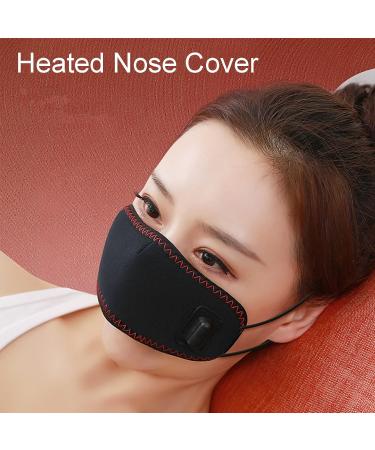Ankroyu Heated Nose Cover - Ultimate Nose Warmer & Hot Compress for Snoring Relief Allergy Relief Washable Nasal Heating Pad | 3 Corridor Design & Timer - Buy Online on GoSupps.com