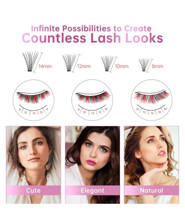 Beauty7 3 Packs 10D Volume Eyelashes | C-Curl 0.07mm Thickness | Mixed Lengths 8-15mm | Premium Single Eyelash Extensions - Buy Online on GoSupps.com