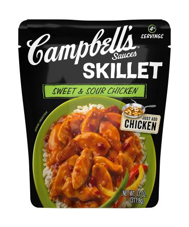 Campbell's Sweet & Sour Chicken Skillet Sauce - 11 oz | Delicious & Easy to Make - Buy Online on GoSupps.com
