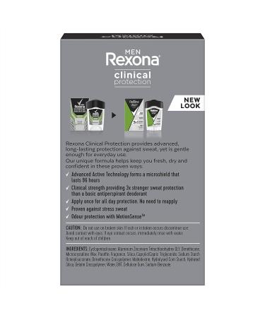 Rexona Men Clinical Protection Antiperspirant Deodorant Cream 45ml - Sweat-proof Confidence - Buy Online on GoSupps.com