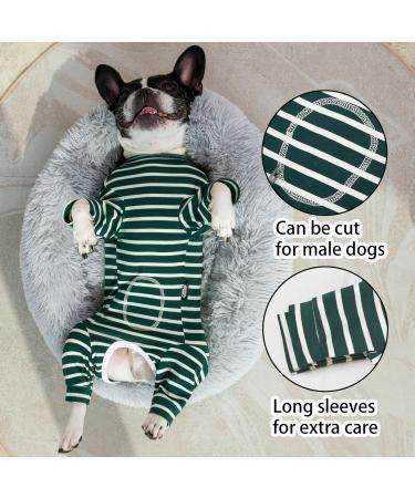 Shop Axcimond Long-Sleeved Dog Body for Small & Medium Dogs - Post-Op Wound Protection Anti-Leak Cone Alternative Green - Buy Online on GoSupps.com