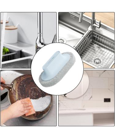 Skoulazeo Dish Sponges for Kitchen | Non Scratch Sponges Multi-Use Cleaning Cellulose Sponges Non-Scratch Dish Scrubber Safe for Cookware Shower Room Blue - Buy Online on GoSupps.com