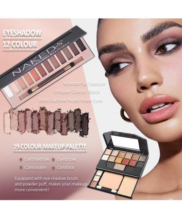 Shefave Makeup Sets for Women All in One Make Up Kit - Full Makeup Sets for Girls Teenagers with Eyeshadow Palette Lip Gloss Concealer Foundation Makeup Brush Makeup Gift Set Makeup Starter Kit Set 03 - Buy Online on GoSupps.com