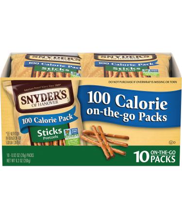 Snyder's of Hanover Pretzel Sticks 100 Calorie Individual Packs 10 Ct