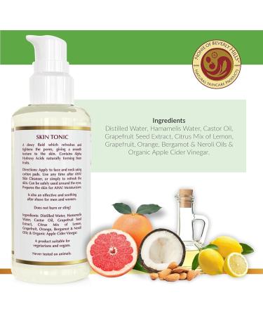 Nonie AHA All-Natural Skin Tonic | Castor Oil Citrus & Apple Cider Vinegar | International Shipping - Buy Online on GoSupps.com