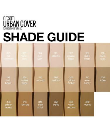 Buy Maybelline New York Dream Urban Cover 356 Warm Coconut 30ml (Pack of 3) | International Shipping Available - Buy Online on GoSupps.com