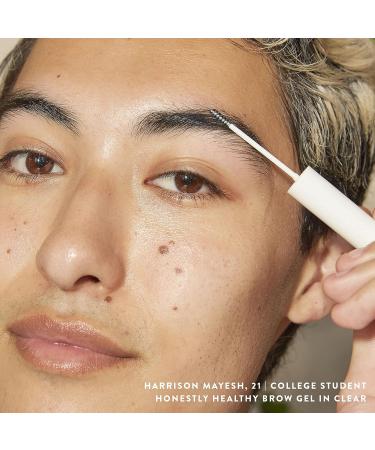 Honest Beauty Brow Gel Clear with Castor Oil - Vegan, Silicone Free, 0.05 Fl Oz - Buy Online on GoSupps.com