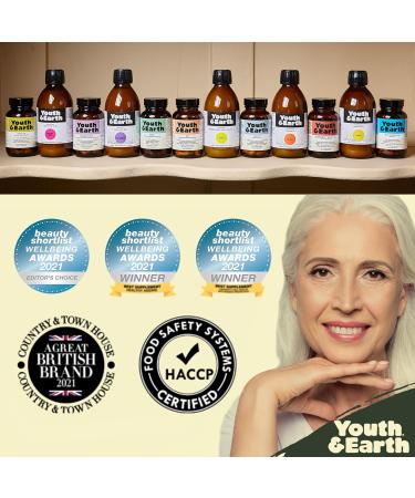 Youth & Earth Superba Krill Oil 500mg - Rich in Omega 3s EPA, DHA, and Astaxanthin (60 Softgels) - Buy Online on GoSupps.com