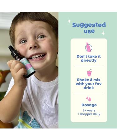 JoySpring Broccoli Supplement for Kids | Sulforaphane & Bacopa Monnieri Drops | Supports Cognitive Function | Vegan & Kid-Friendly 1 Fl Oz (Pack of 1) - Buy Online on GoSupps.com