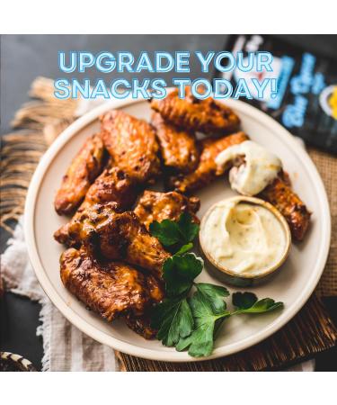  POPPAMIES Poppamies Dipmix Blue Cheese Style Vegan Blue Cheese Flavoured Dip Powder for Wings Vegetables and Snacks - Gluten Free Lac - Buy Online on GoSupps.com