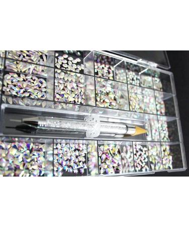 KM-Nails XXL Rhinestone Box - 20 Unique Shapes for Stunning Nail Art | Worldwide Shipping - Buy Online on GoSupps.com