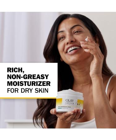 Olay Complete + Rich Moisturizing Cream Fragrance-Free 3-in-1 Hydrating Face Cream for Dry Skin with Vitamin B3 Vitamin E and Ceramides 251 mL 251 ml (Pack of 1) - Buy Online on GoSupps.com