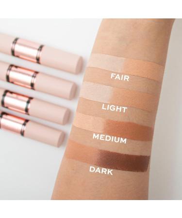 Makeup Revolution Contour Pencil Duo - Vegan Cream Contour & Highlight for Defined Cheekbones | 2.4g Dark | Cruelty-Free Makeup - Buy Online on GoSupps.com