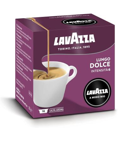 Lavazza Modo Mio cafe Lungo Dolce 16 capsules - 2 units - Buy Online on GoSupps.com