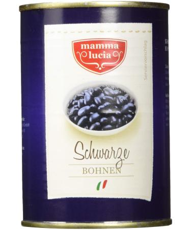 mamma lucia black beans pack of 12 (12 x 425 ml)