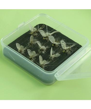 Yazhida Fly Set for Fly Fishing | Trout & Salmon Flies with Waterproof Box - Natural Gray - Buy Online on GoSupps.com
