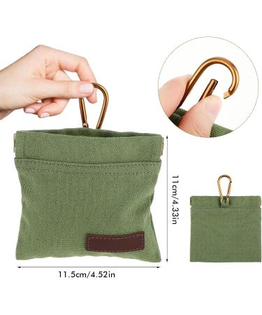 Jeffdad Dog Treats & Free-Handed Feed Bag for Training - Green Carabiner Closure | Perfect for Puppies - Buy Online on GoSupps.com
