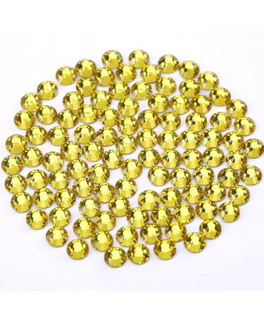 Yhmq du 576PCs pieces of rhinestones nail crystals + rhinestones for nails crystal cittrine + SS30 (6.4 + 6.5mm) Cittrine SS30-576PCs