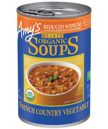 Amy's Soup, Vegan, Gluten Free, Organic Hearty French Country Vegetable, Reduced Sodium, 14.4 oz