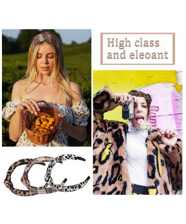 OTIANNAY Wide Knotted Headbands - 10 PCS Anti-slip Boho Cross Knot Hair Bands | Fashion Floral Hair Accessories for Women and Girls - Buy Online on GoSupps.com