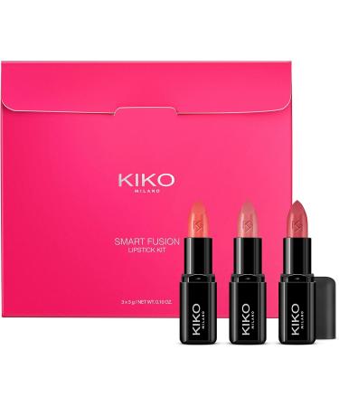 KIKO Milano Smart Fusion Lipstick Kit 02 - 3 Radiant-Finish Lipsticks Set - Buy Online on GoSupps.com