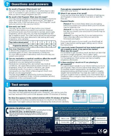 Clearblue Early Detection Pregnancy Test 6 Days Ultra Early - 2 Tests - Buy Online on GoSupps.com