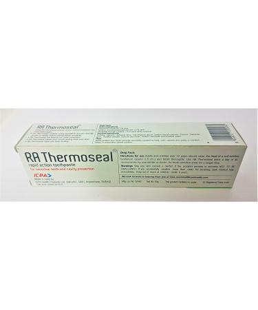 RA Thermoseal Rapid Action Toothpaste for Sensitive Teeth 100gm - Fast Relief & Protection - International Shipping Available - Buy Online on GoSupps.com