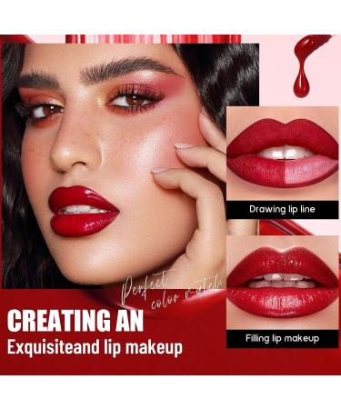  Ruwshuuk Lip Tint Set Pencil and Waterproof Matte Lipstick Set - Moisturizing Care for Teens Travel Parties Daily Use - Buy Online on GoSupps.com