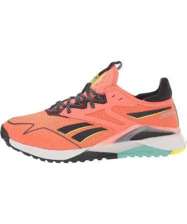 Reebok Women's Nano X2 Tr Adventure Cross Trainer 7.5 - Orange Flare/Black/Yellow - Buy Online on GoSupps.com