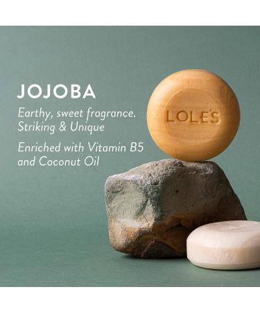 LOLE'S 2in1 Shampoo Bar & Conditioner with Jojoba Oil | Itchy Scalp & Dandruff Relief | 99% Natural Ingredients | Sustainably Sourced Beeswax | Preservatives & Silicones Free - Buy Online on GoSupps.com
