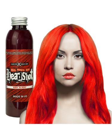 Red hair colour Headshot Red Alert semi-permanent hair colour 150 ml - Buy Online on GoSupps.com