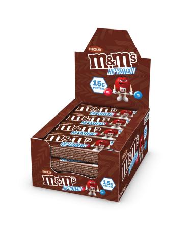 M&M Hi protein bar chocolate 12x51g