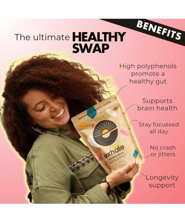 EXHALE Caf moulu fin 450g - Origine unique et grains 100% Arabica. Pour Moka AeroPress et Drip - Torr faction fonc e - Buy Online on GoSupps.com