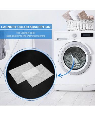 Axaooqeld Pack of 200 Dyeing Cloths Washing Machine Use Mixed Dye-Proof Colour Absorption Sheet Anti-Dyed Cloth Wash Cloth - Buy Online on GoSupps.com
