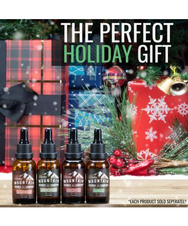 Rocky Mountain Barber Men's Cedarwood Beard Oil | Natural Grapeseed Coconut & Argan Oils | Nourish & Soften Your Beard - Buy Online on GoSupps.com