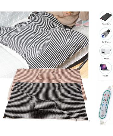 Buy Electric Blanket - Heated Warm Shawl with 3 Temperature Settings | Plush Heat Blanket for Home & Office (Brown) - Fast International Shipping - Buy Online on GoSupps.com