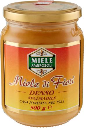 Ambrosoli Dense Flower Honey Spalmabile Honey de fleur dense Honey 500 g Glass - Buy Online on GoSupps.com