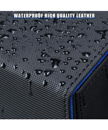 Weewooday Leather Deck Card Boxes - 3 Piece Set for MTG Commander Decks (Black Blue Red Green) - Horizontal Design - Buy Online on GoSupps.com