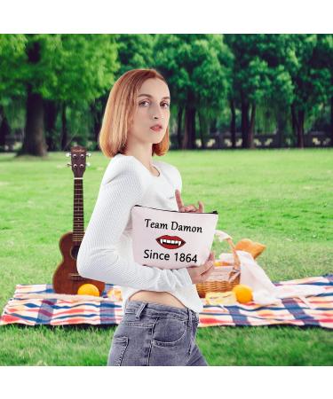 BLUPARK Vampire Inspired Makeup Bag - Team Salvatore Gift for Women | Since 1864 | Perfect for Damon Fans - Buy Online on GoSupps.com